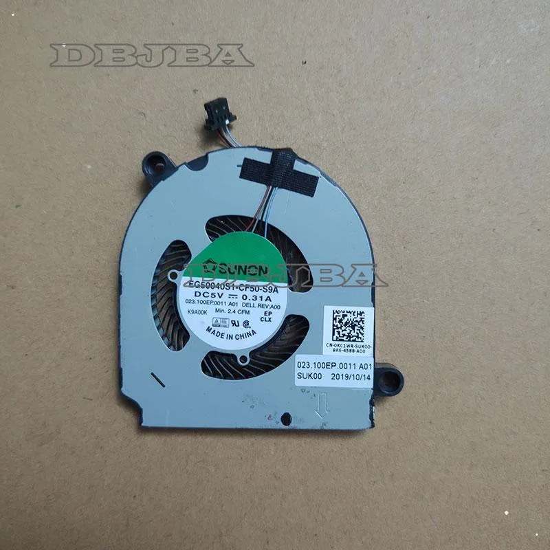 DBTLAP DBTLAP Laptop Cooling Fan for DELL Latitude 13 5300 2-in-1 KC1WR — product photo