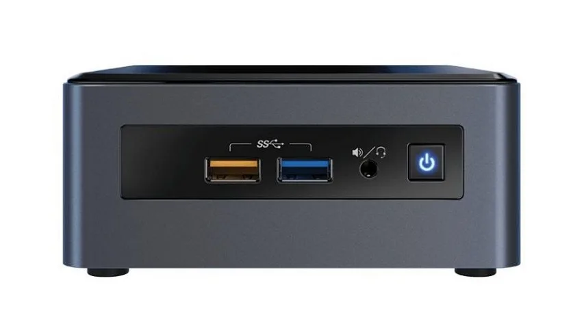 Intel Intel BOXNUC8i3CYSN2 Core i3-8121U 2.20 GHz Radeon 540 barebone mini PC — product photo