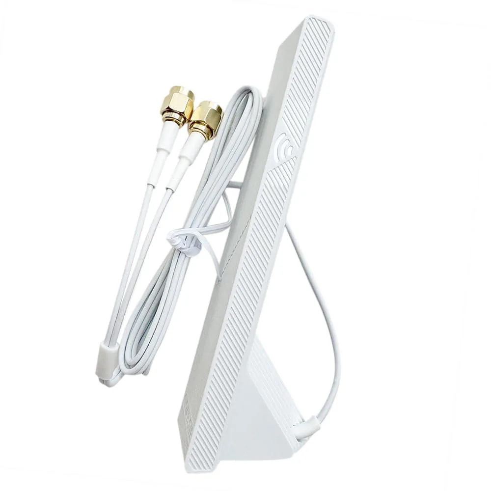  XLQJVPO WiFi 6e WiFi 7 Antenna 2T2R White 80cm — product photo