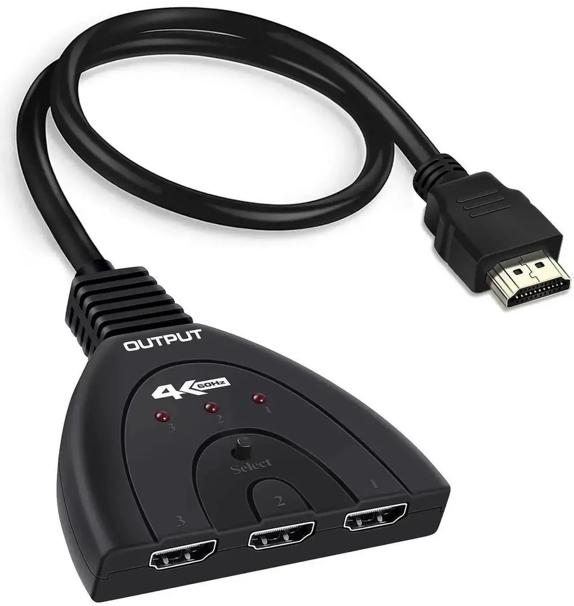 SMUGDESK SMUGDESK 2-in-1 Out RCA AV Switch Black — product photo