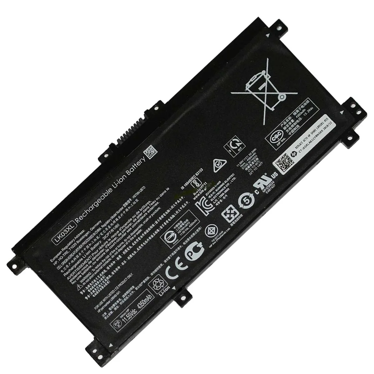 Hecales Hecales LK03XL 11.55V 55.8Wh 3-Cell laptop battery — product photo