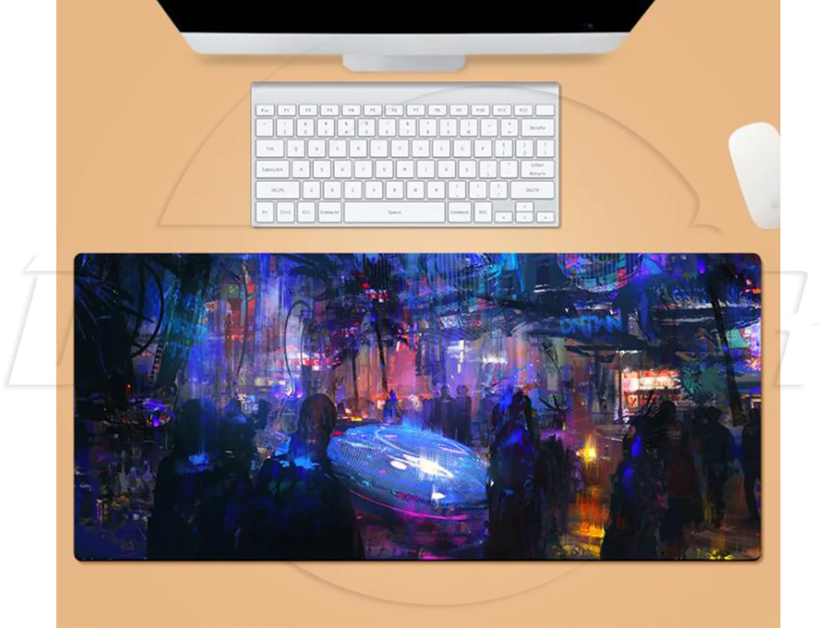sakose sakose Cyberpunk 2077 Extended Mouse Pad 31.80" x 11.80" x .12" Black — product photo