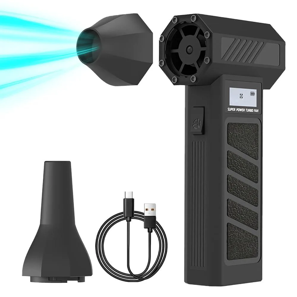  KMDODO Electric Air Duster 130000RPM Cordless Blower with Light — product photo