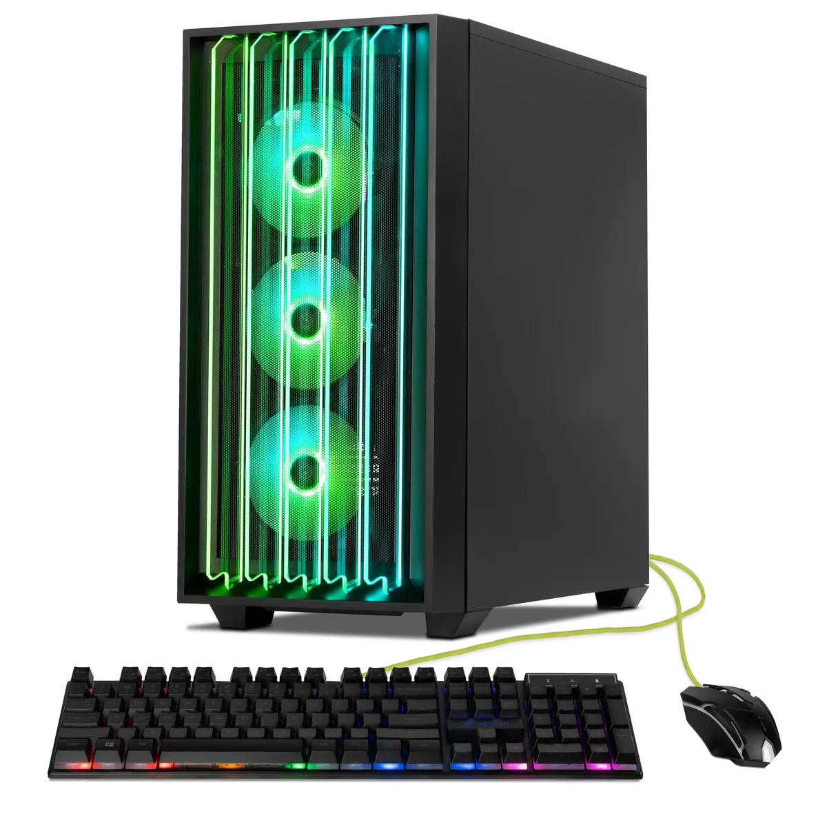 YEYIAN YEYIAN Mirage S 265FC-5701U gaming PC Intel Core Ultra 7 265F RTX 5070 32GB DDR5 2TB NVMe — product photo