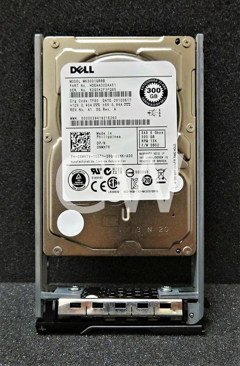 DELL DELL MK3001GRRB 300GB 15K SAS 6G 2.5" internal hard drive — product photo