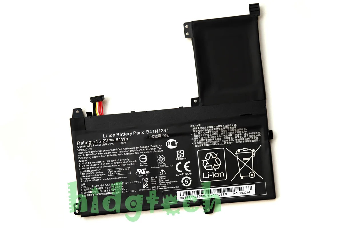Beisite Beisite B41N1341 laptop battery 15.2V 64Wh black — product photo