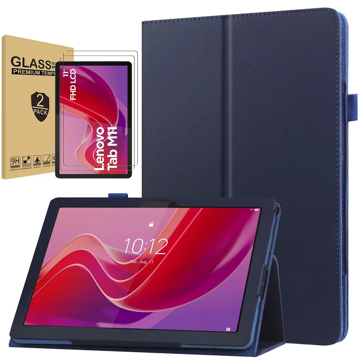 anicestore anicestore TB-330FU/ Case for Lenovo Tab M11 11" 2024 Blue with 2 Tempered Glass Screen Protectors — product photo