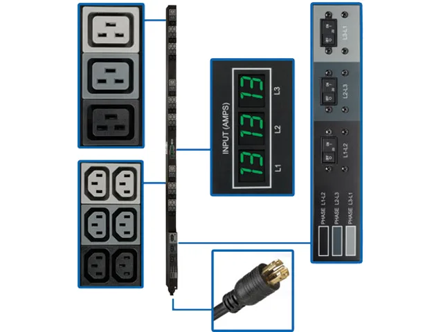 Tripp Lite Tripp Lite PDU3MV6L2130A 208V 24A 45-Outlet Metered Surge Protector — product photo