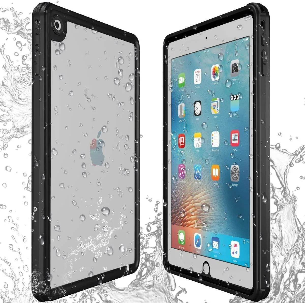 Werleo Werleo iPad 9.7" 2017 2018 Waterproof Case IP68 MIL-STD-810F-516 Black — product photo