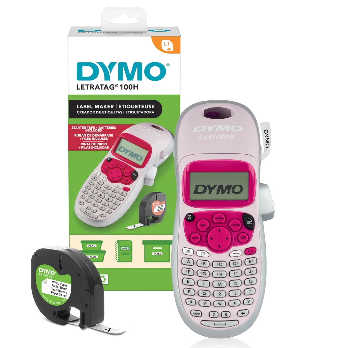  Dymo LetraTag LT-100H Label Maker SAP_2217502 Pink — product photo
