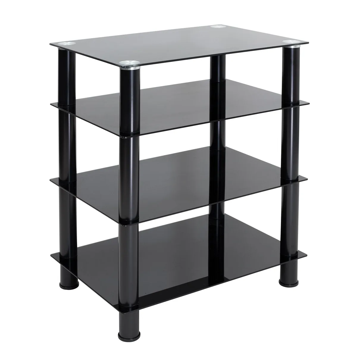 Mount-It Mount-It MI-8670 Glass Audio Tower TV Stand — product photo