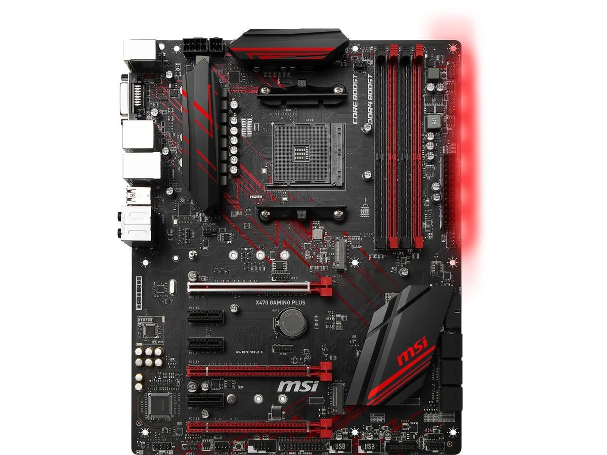 MSI MSI X470 Gaming Plus AMD motherboard — product photo