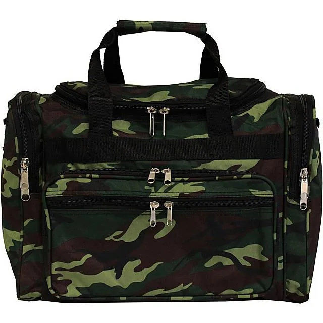 World Traveler World Traveler 81T16 16in Checked Luggage Green Camo — product photo