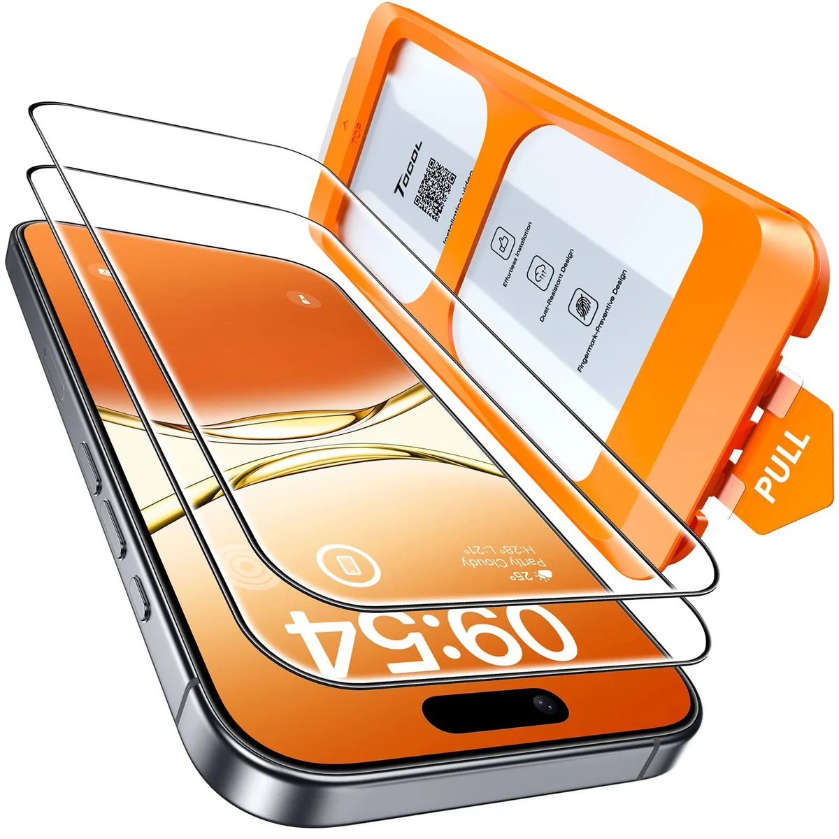  TCL Screen Protector for iPhone 17 6.3 inch 2 Pack — product photo