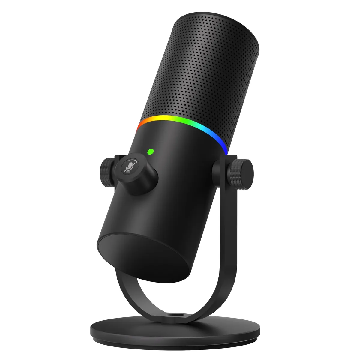  YARMEE USB Condenser Microphone 16mm 192kHz/24-bit RGB — product photo