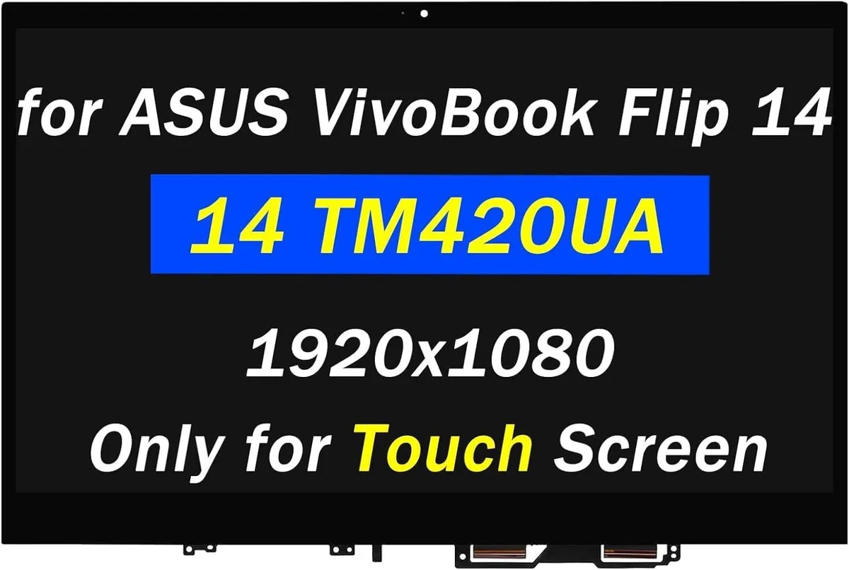 NUOLAISUN NUOLAISUN 14.0" FHD 1920x1080 30-pin Touch Screen Assembly for ASUS VivoBook Flip 14 TM420 — product photo