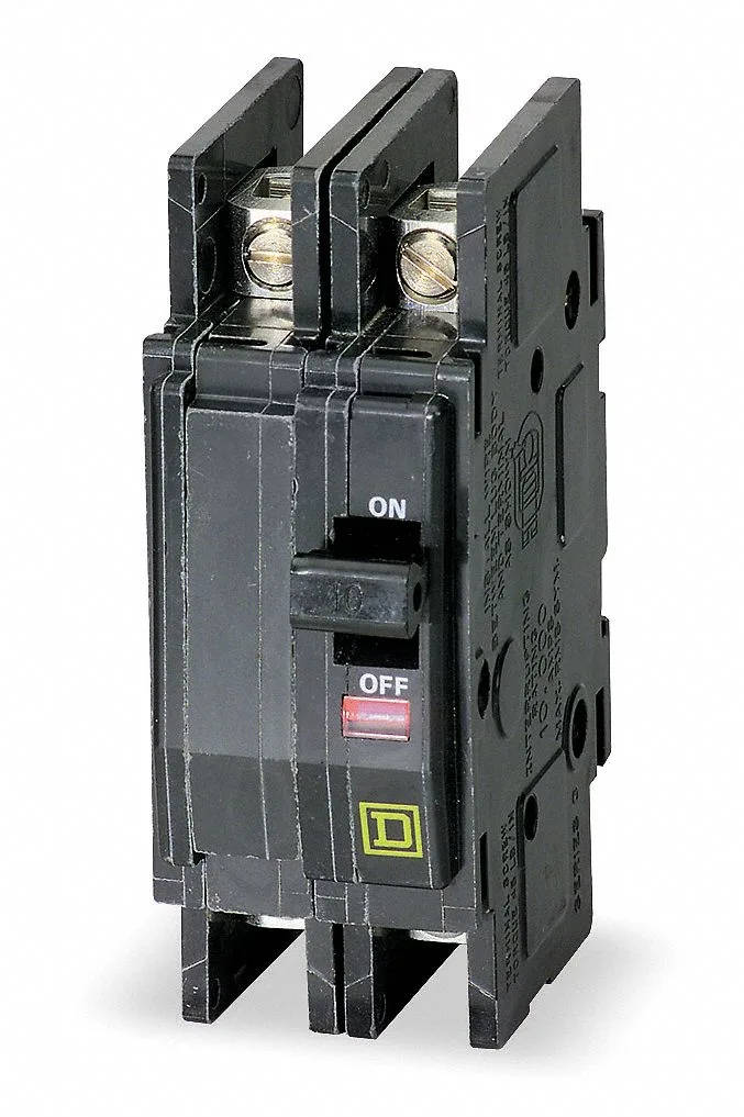 SQUARE D SQUARE D QOU260 60 A 48 V DC 2 Pole Miniature Circuit Breaker — product photo