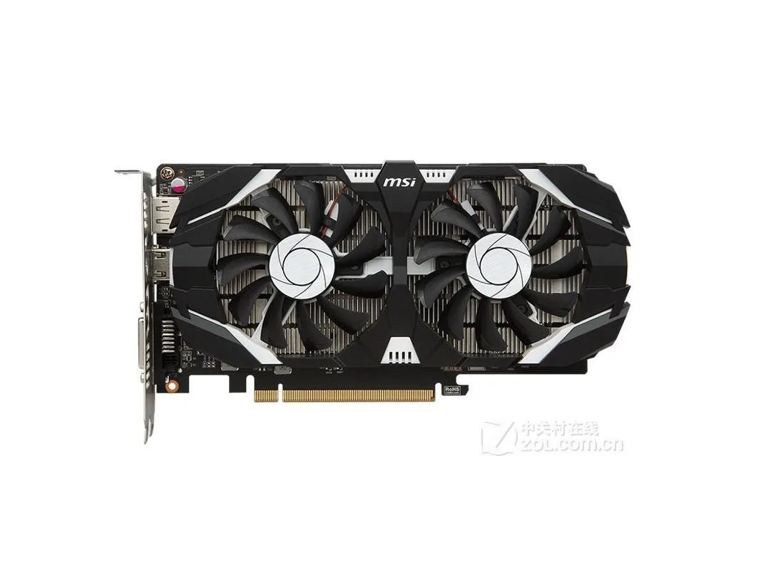 MSI MSI GeForce GTX 1050Ti Cyclone 4GB GDDR5 graphics card — product photo