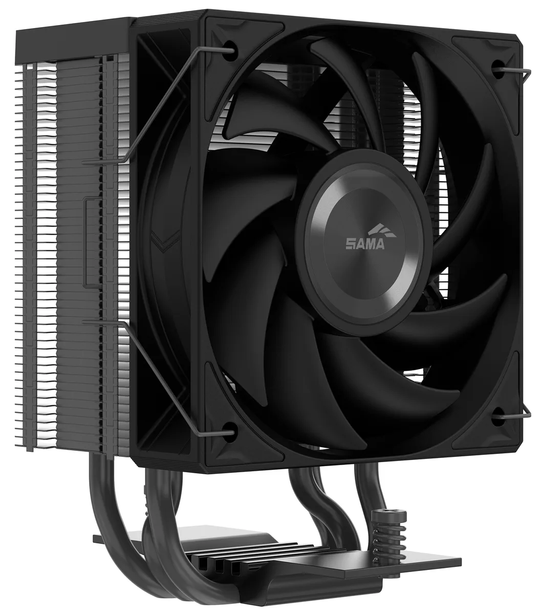 SAMA SAMA X30 CPU cooler 100mm PWM 200W TDP Black — product photo