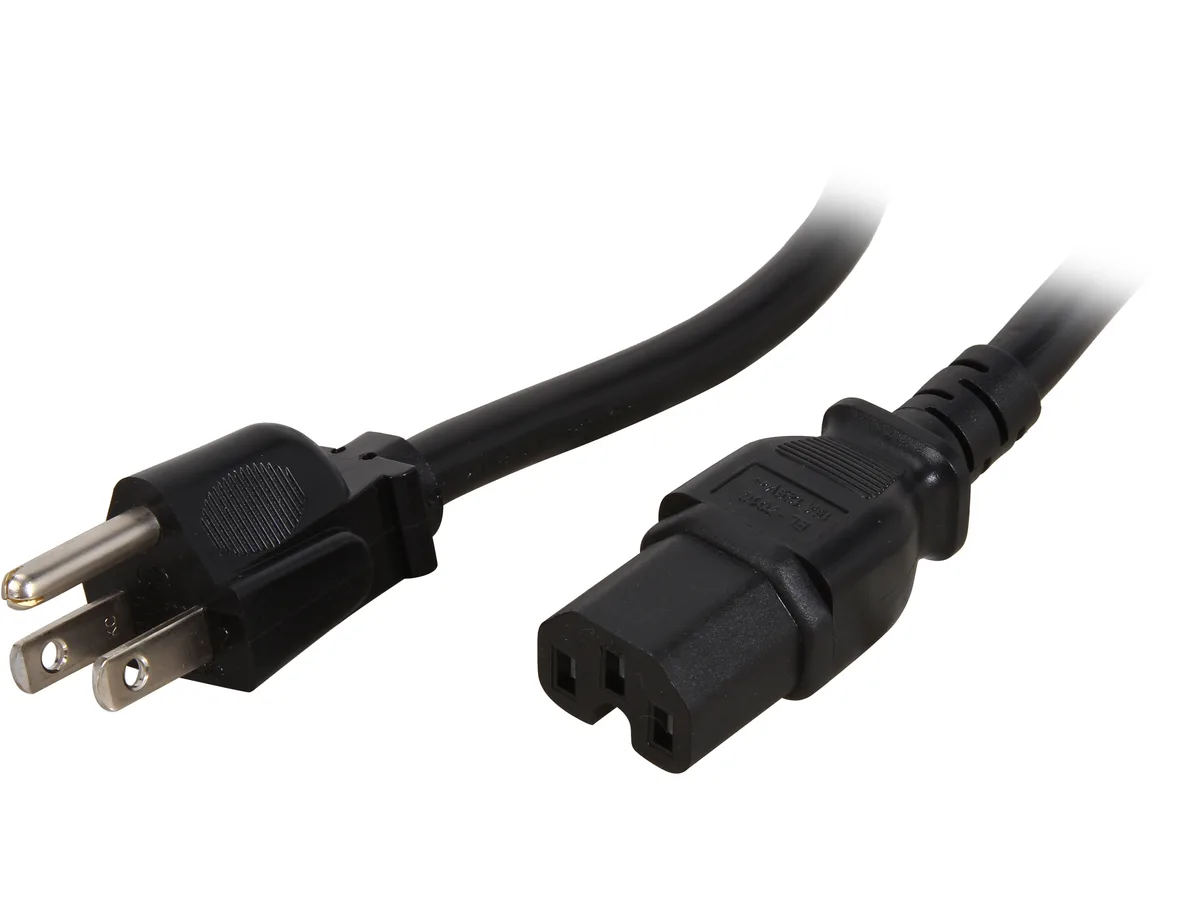 STARTECH STARTECH PXT515C154 14 AWG 4 ft NEMA 5-15P to C15 computer power cord — product photo