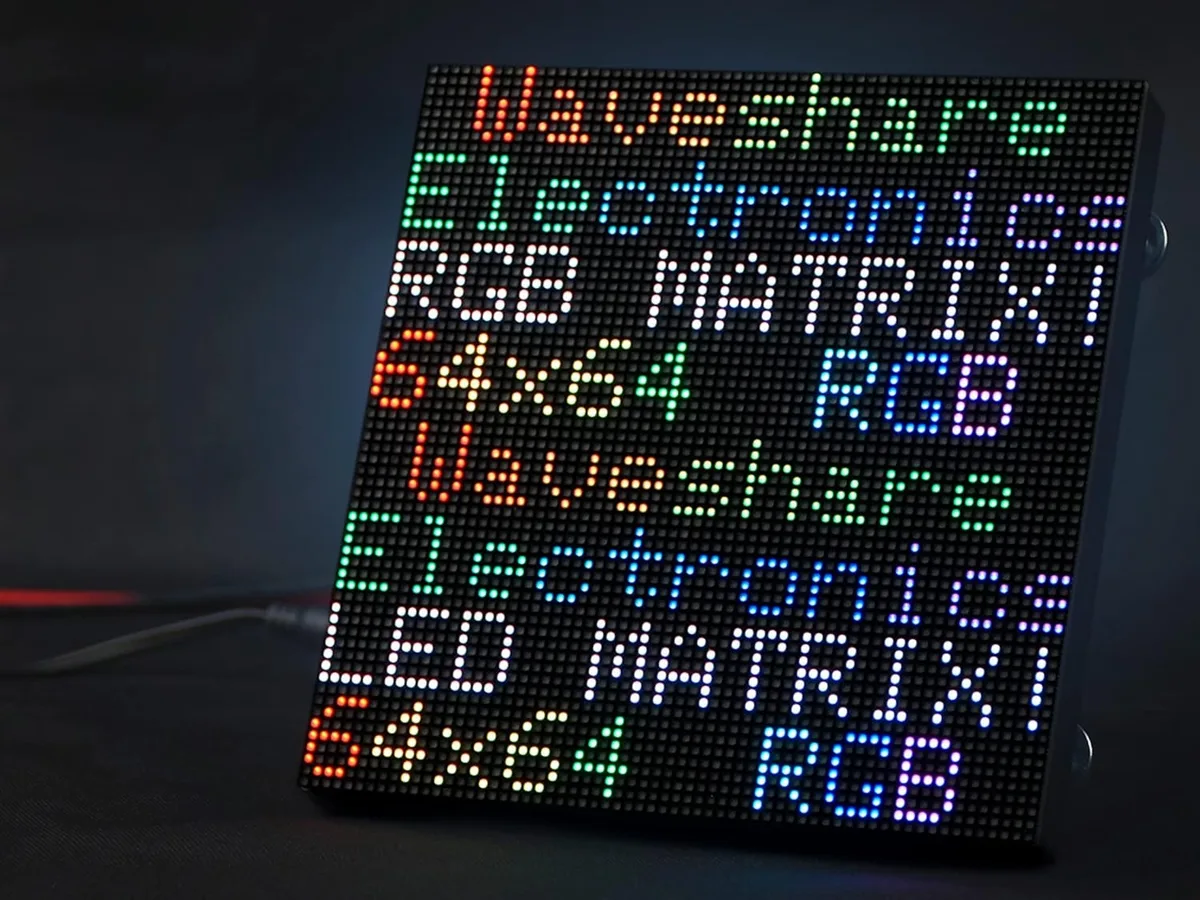 WaveShare WaveShare 64×64 RGB LED Matrix Panel 2.5mm Pitch 4096 LEDs display — product photo