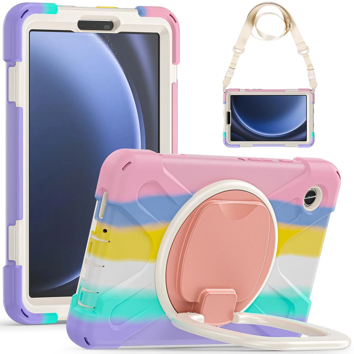 BONAEVER BONAEVER SM-X110/SM-X115/SM-X117 laptop case 8.7 inch 2023 Pink/White — product photo