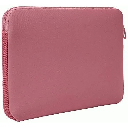 Heather rose 13 inch laptop sleeve, soft fabric finish