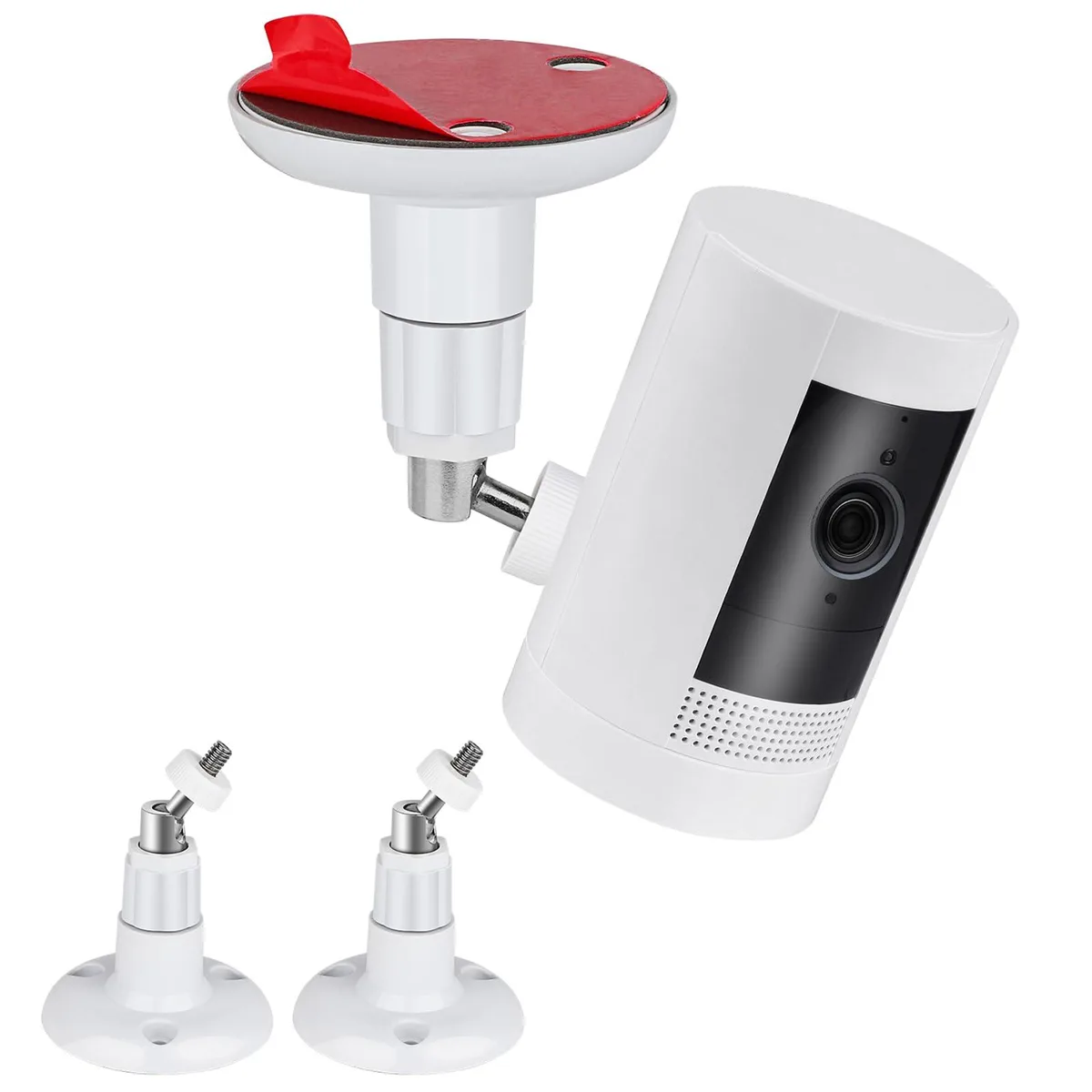  ALERTCAM RSP01 2-Pack Adhesive Wall Mount 360° Rotation 90° Tilt — product photo