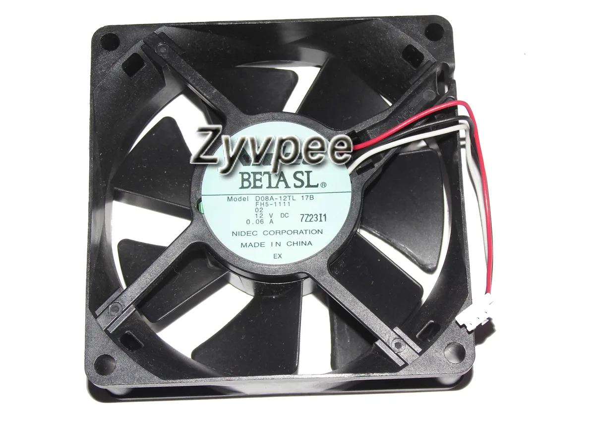 OEM Industries OEM Industries D08A-12TL 80mm 12V .06A 3-Wire CPU cooler — product photo