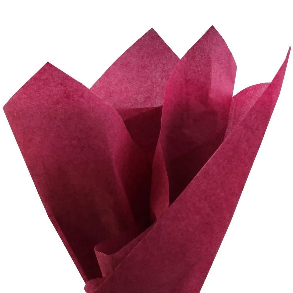 Avery Premium Tissue Paper 100 Sheets 20 x 15 Inches Burgundy Wine Color 17GSM — product photo