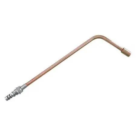 Copper heating tip with multi-flame tube head for acetylene torches
