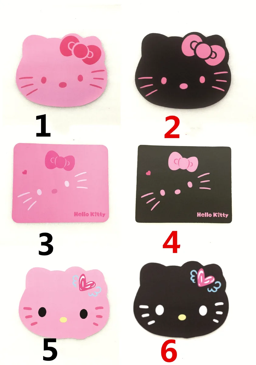 Green rectangular mouse pad with cartoon print, cloth surface, rubber base, medium size