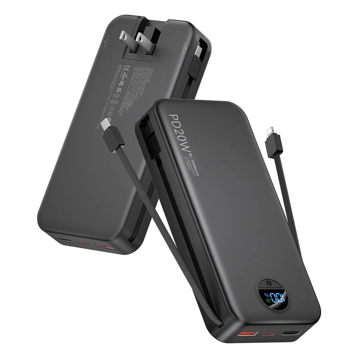  citicr AC-02DP 20000mAh power bank — product photo