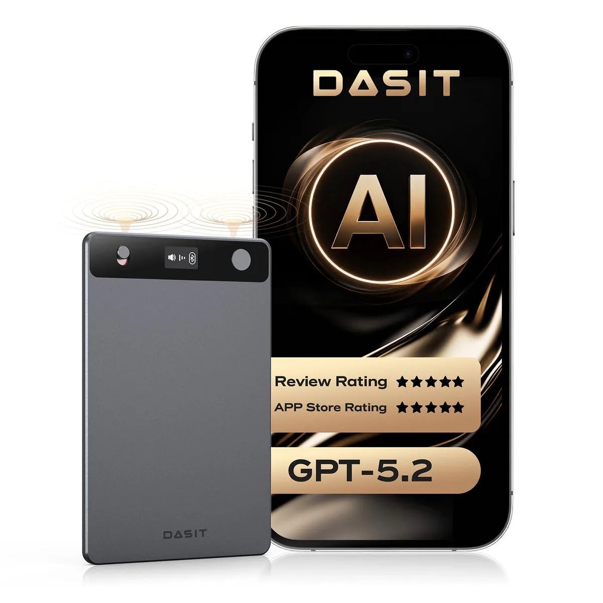 Dasit Note Pro AI Voice Recorder 64 GB Grey — product photo