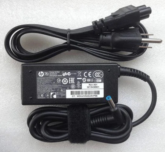 HP HP 45W AC Adapter Charger 4.5 x 3.0 mm Tip — product photo