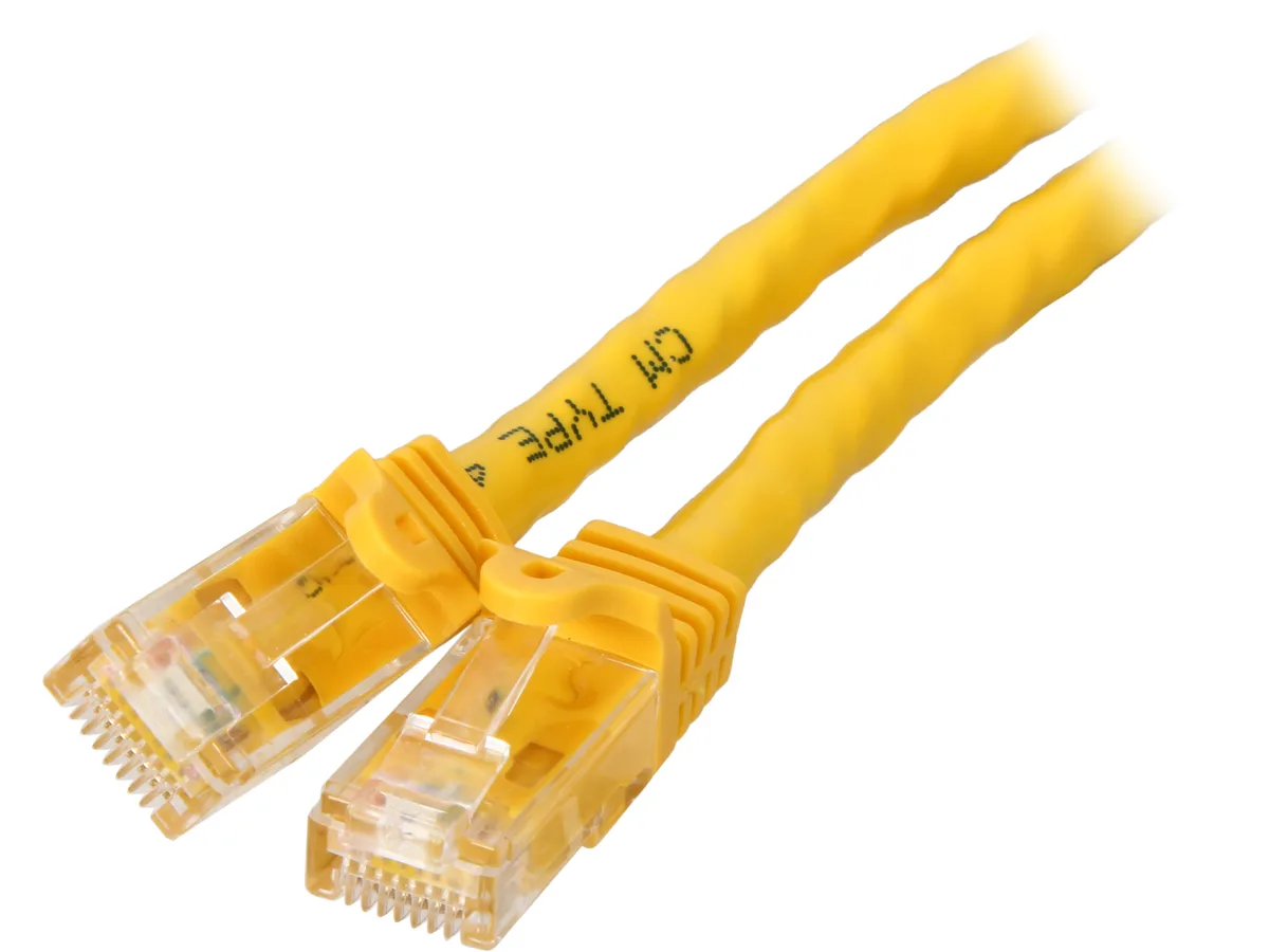 STARTECH STARTECH N6PATCH100YL network ethernet cable 100 ft yellow Cat6 24 AWG — product photo
