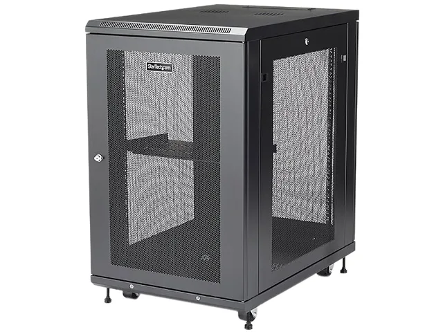 STARTECH STARTECH RK1836BKF 18U Server Rack Cabinet 39.1" x 23.5" x 39.1 — product photo