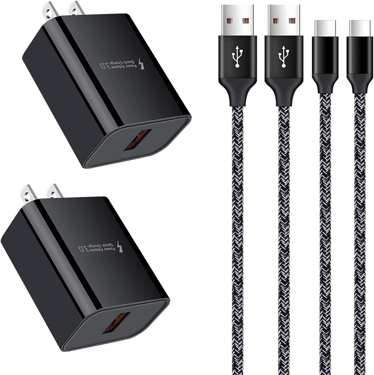 CELUX CELUX Quick Charge 3.0 Wall Charger with 6FT Type C Cable — product photo