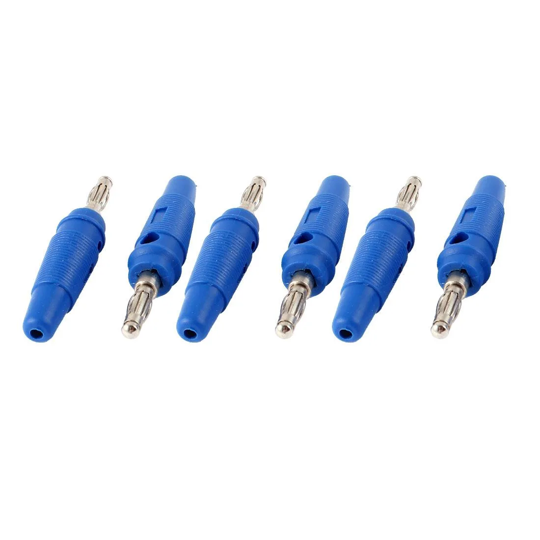 Unique-Bargains Unique-Bargains 6pcs Banana Plug Blue 3mm Live Sound Amplifiers — product photo