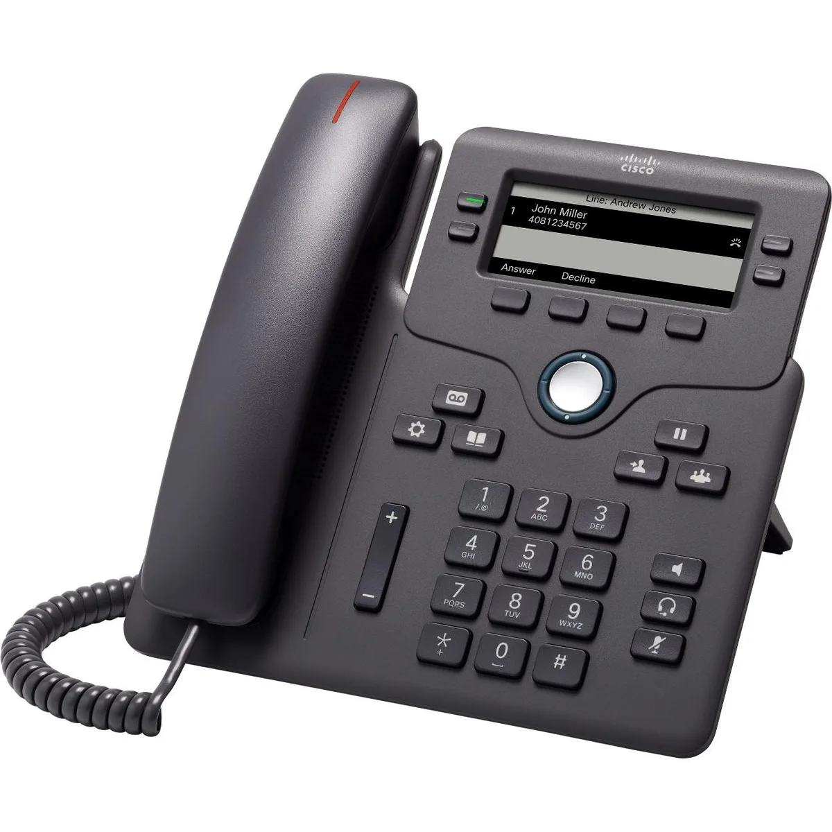 Cisco Systems, Inc. Cisco Systems, Inc. CP-6851-3PCC-K9= VoIP phone 4 line 396x1262 display — product photo