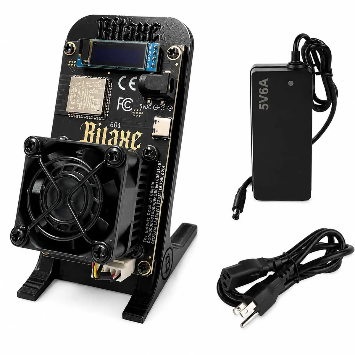 Bitaxe Bitaxe Gamma 601 Black 1.2 TH/s 17W mining hardware — product photo