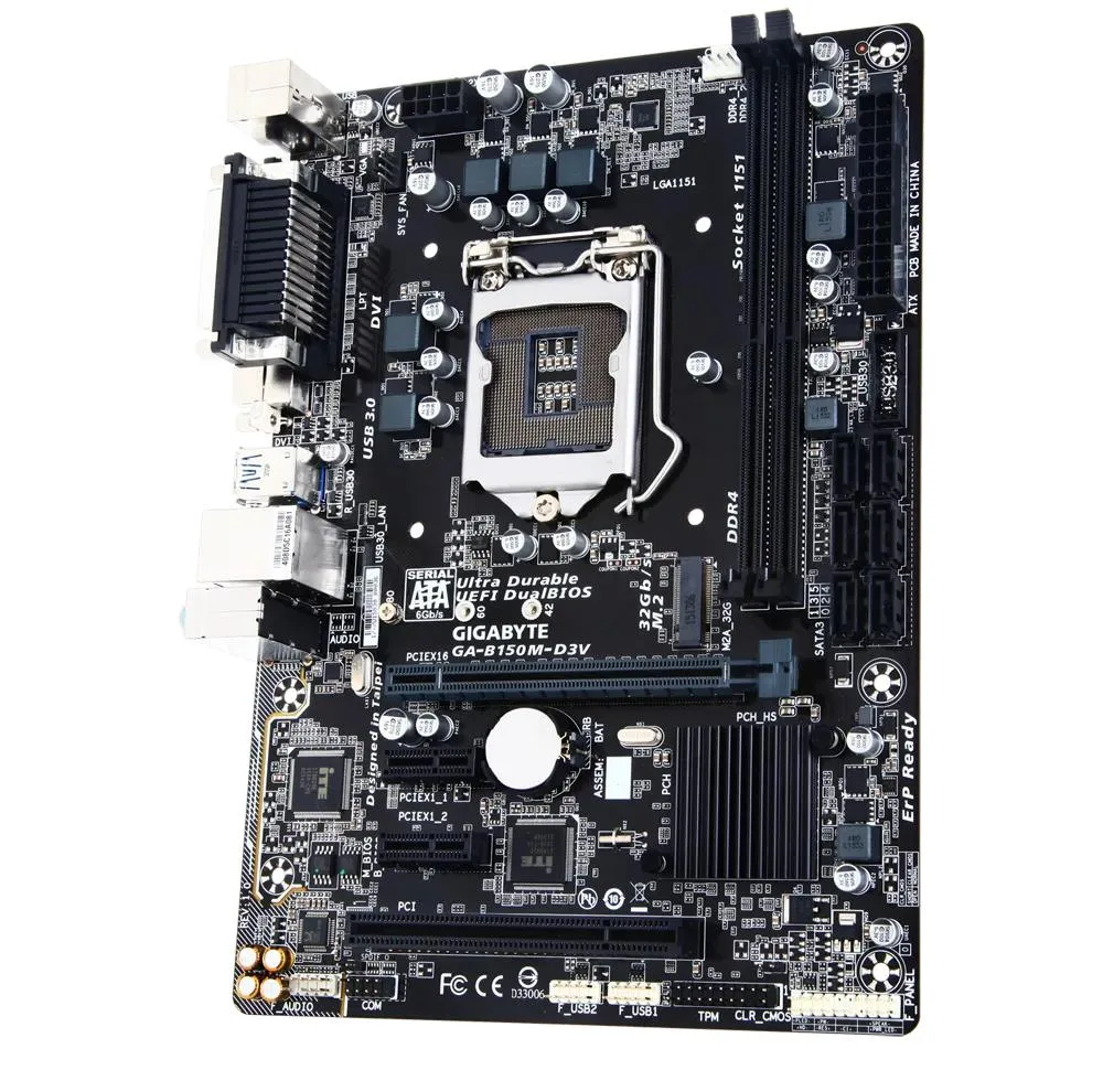 GIGABYTE GIGABYTE B150M-D3V Intel motherboard LGA1151 DDR4 — product photo