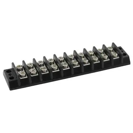 Value Brand Value Brand 10 Pole 2 Row 20 A 300 V 12 AWG Screw Terminal Strip — product photo
