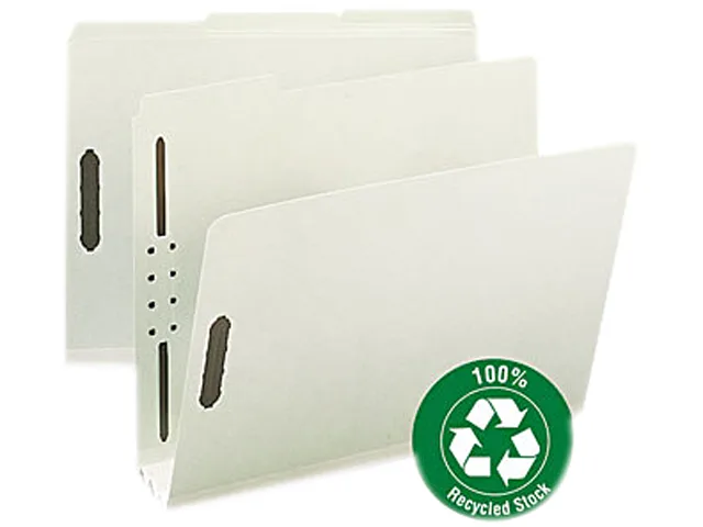 Smead Smead 15005 Recycled Pressboard Fastener File Folder 3" Exp 25/Box — product photo