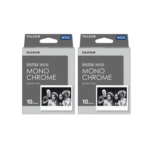 FUJIFILM FUJIFILM Instax Wide Monochrome Film 2-Pack 10 exposures ISO 800 — product photo