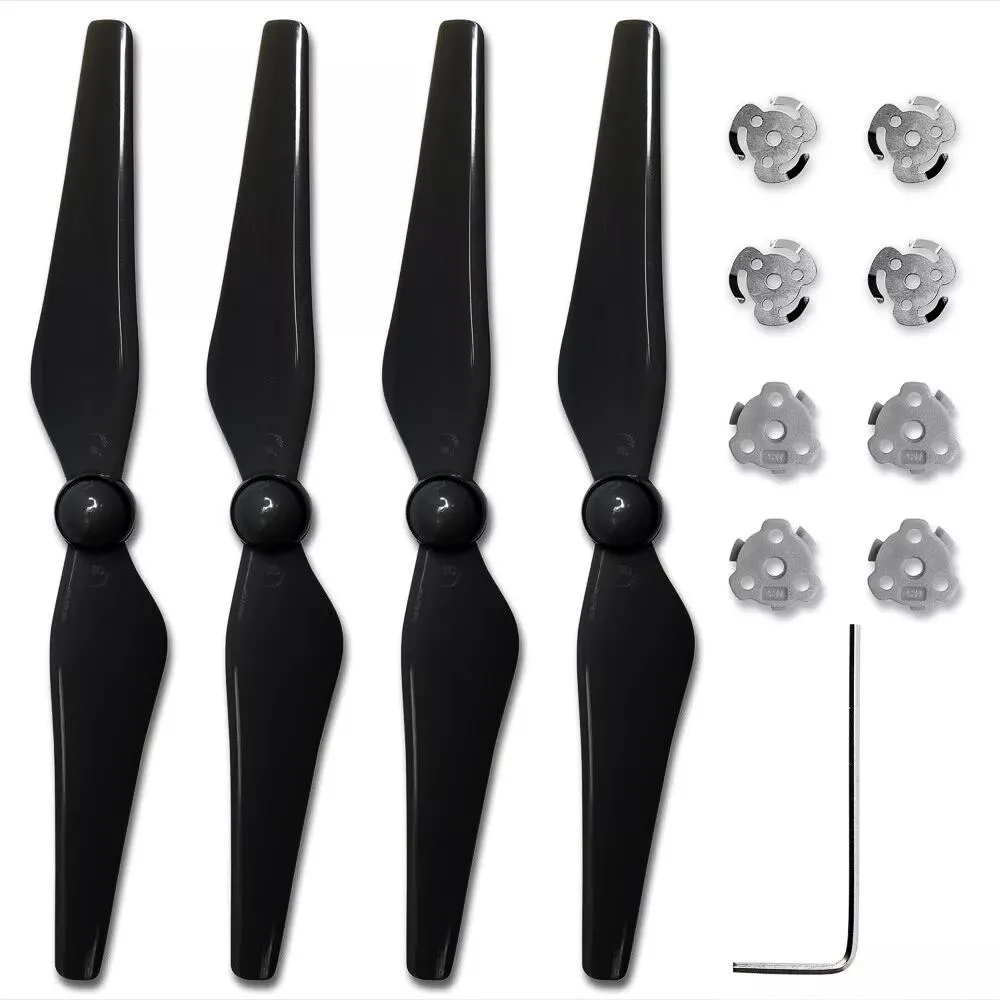 Ultimaxx Ultimaxx Phantom 4 Quick Release Nylon Propeller Set with Install Kit (Black) — product photo