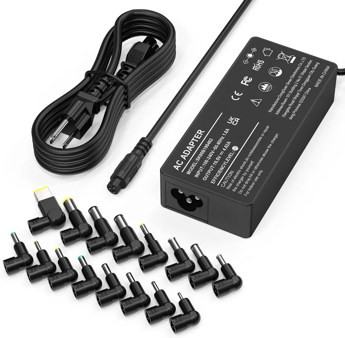PISKEKAT PISKEKAT Universal AC Adapter 90W 16 Tips — product photo