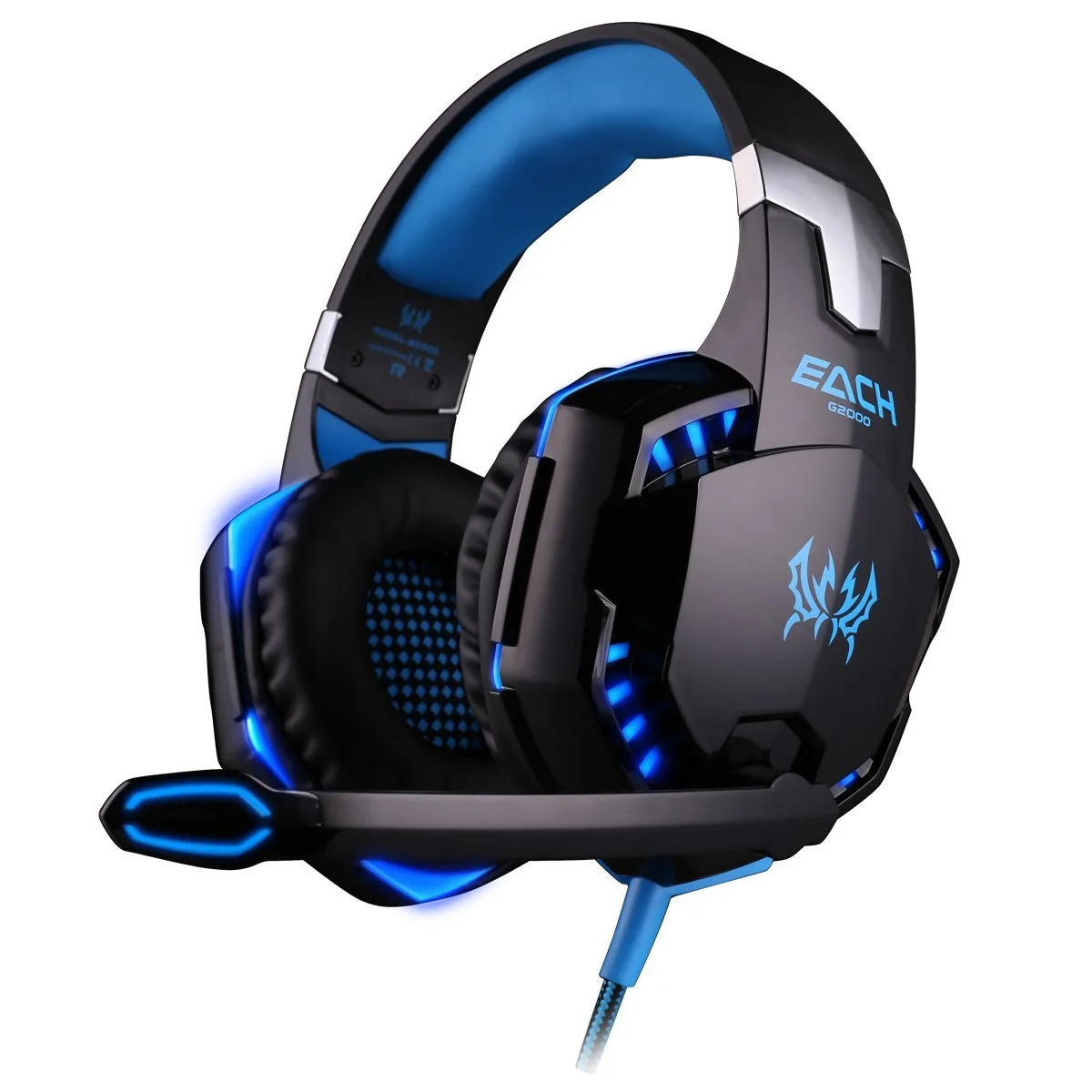 KOTION EACH KOTION EACH G2000 Black Blue 50mm headset — product photo