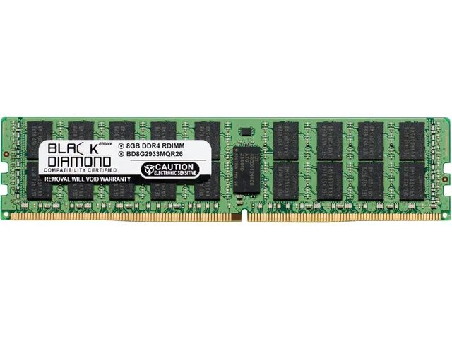 Black Diamond Memory Black Diamond Memory BD8G2933MQR26 8GB DDR4 2933 ECC Registered server RAM — product photo