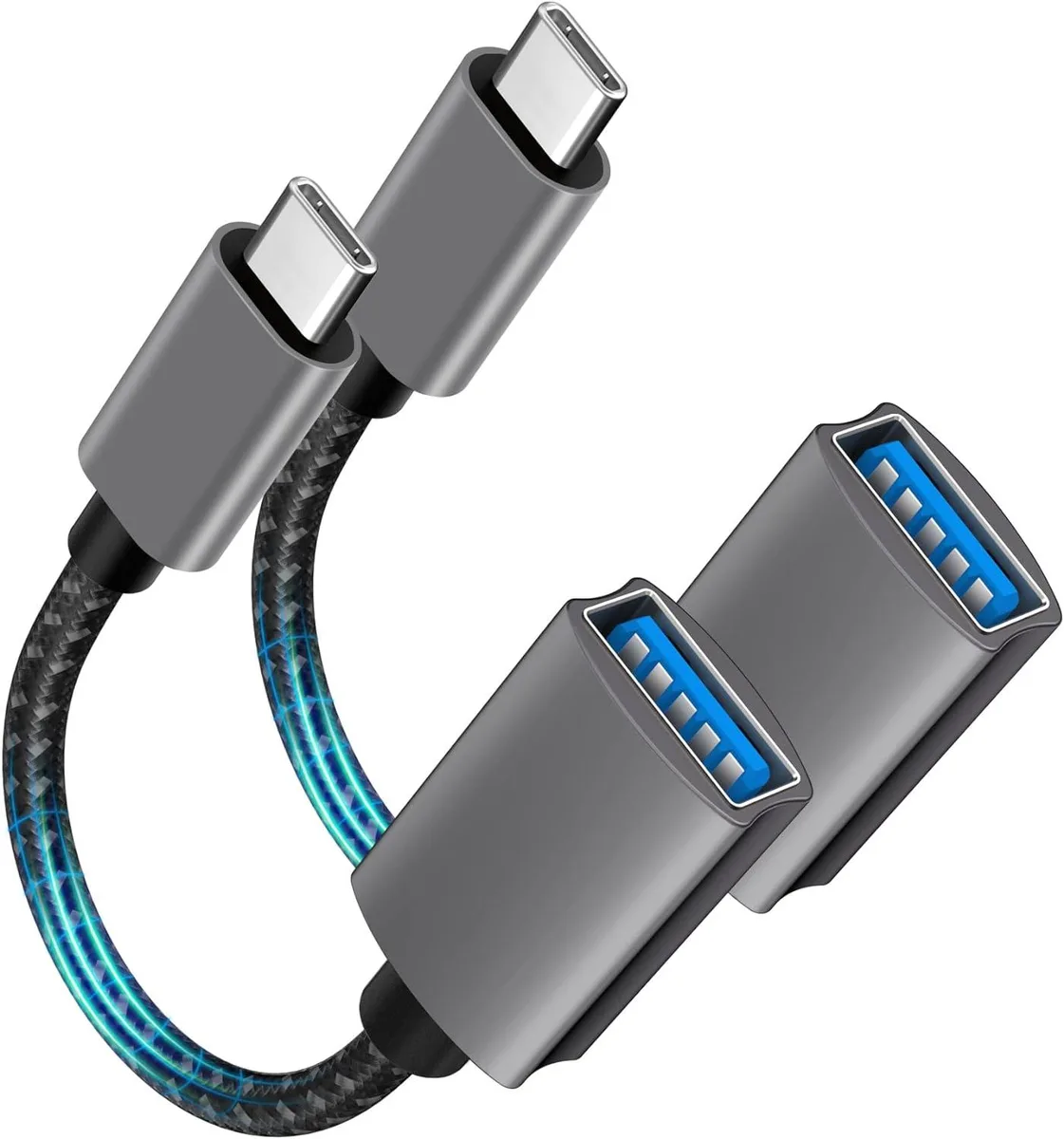 xfactory xfactory USB C to USB Adapter 2 Pack USB 3.1 Thunderbolt — product photo